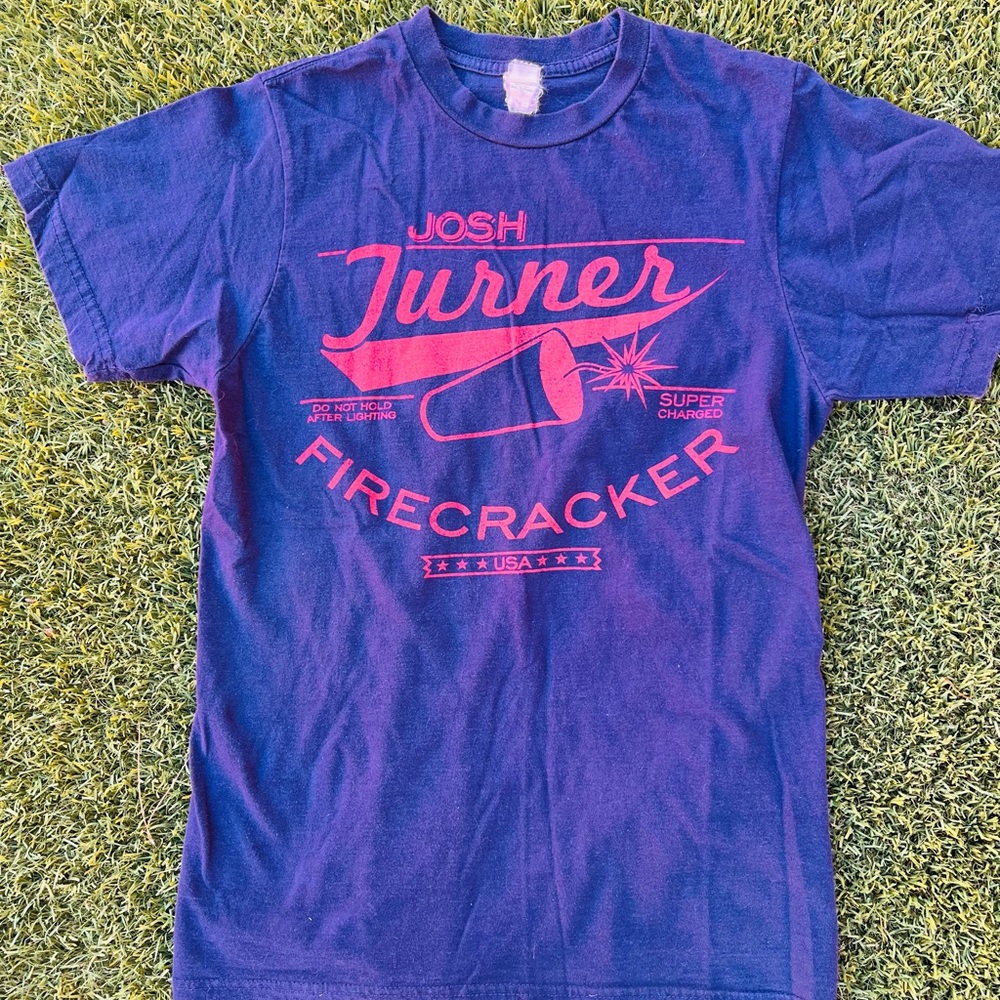 Classic Navy Blue T-Shirt Josh Turner Concert T from Vegas